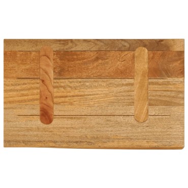 vidaXL Επιφάνεια Τραπεζιού 50x40x3,8cm Live Edge Μασίφ Ξύλο Μάνγκο 1 τεμ.