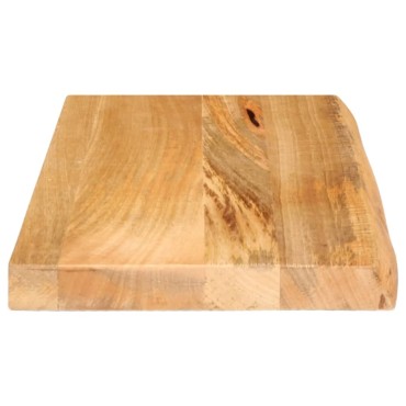 vidaXL Επιφάνεια Τραπεζιού 50x40x3,8cm Live Edge Μασίφ Ξύλο Μάνγκο 1 τεμ.