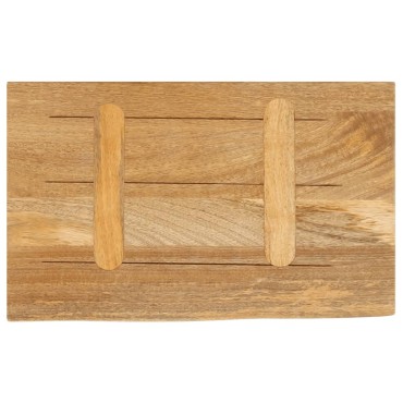 vidaXL Επιφάνεια Τραπεζιού 50x40x3,8cm Live Edge Μασίφ Ξύλο Μάνγκο 1 τεμ.