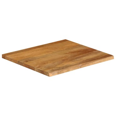 vidaXL Επιφάνεια Τραπεζιού 40x40x3,8cm Live Edge Μασίφ Ξύλο Μάνγκο 1 τεμ.