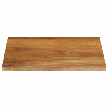 vidaXL Επιφάνεια Τραπεζιού 40x40x3,8cm Live Edge Μασίφ Ξύλο Μάνγκο 1 τεμ.