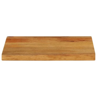 vidaXL Επιφάνεια Τραπεζιού 50x30x3,8cm Live Edge Μασίφ Ξύλο Μάνγκο 1 τεμ.