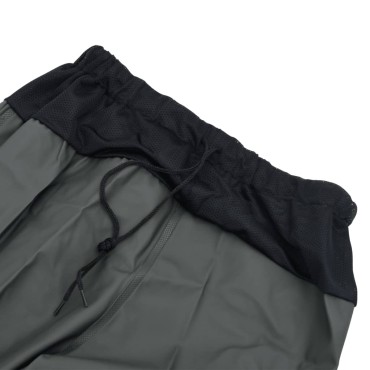 vidaXL Waist Waders με μπότες σκούρο πράσινο μέγεθος 45