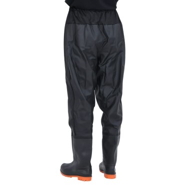 vidaXL Waist Waders με μπότες Μαύρο μέγεθος 39