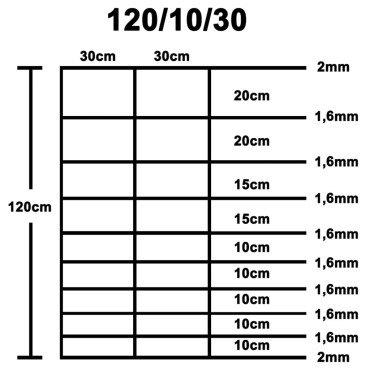 vidaXL Συρματόπλεγμα Περίφραξης Ασημί 50 x 1,2 μ. Γαλβανισμένο Ατσάλι