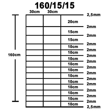 vidaXL Συρματόπλεγμα Περίφραξης Ασημί 50 x 1,6μ. Γαλβανισμένος Χάλυβας